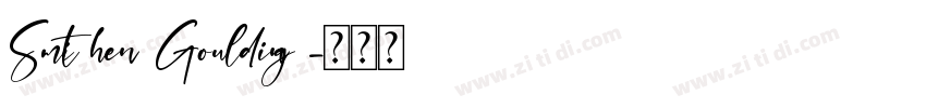 Smithen Goulding字体转换